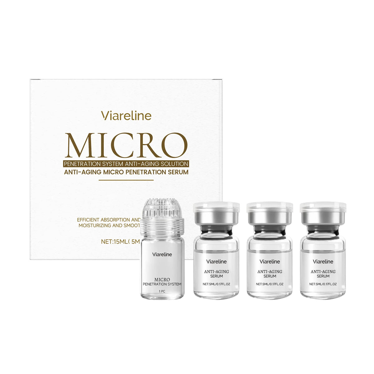 Collagen Microneedle Roller Serum – Hydrating Face Serum