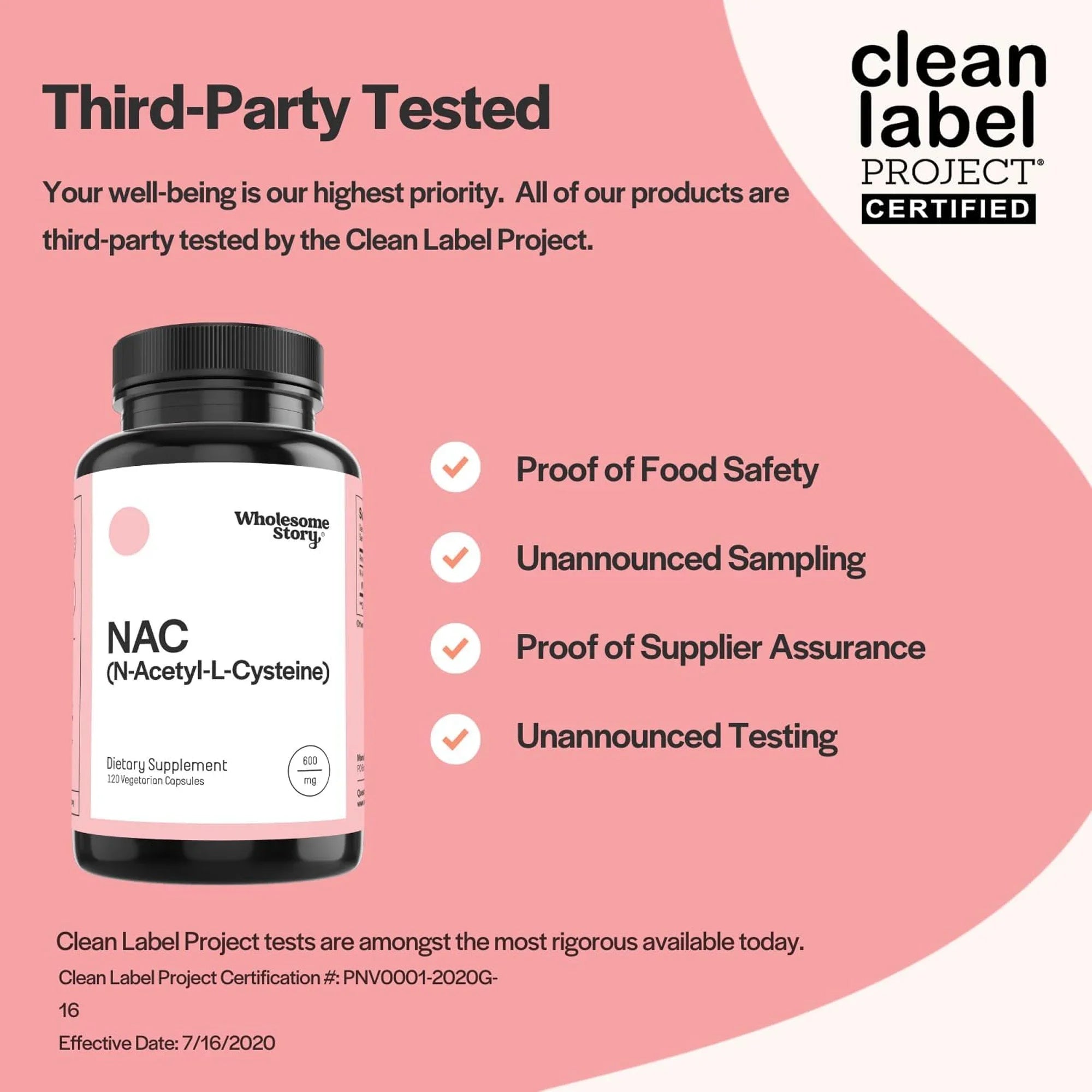 NAC 600mg Capsules – Antioxidant, Liver, Lung & Immune Support