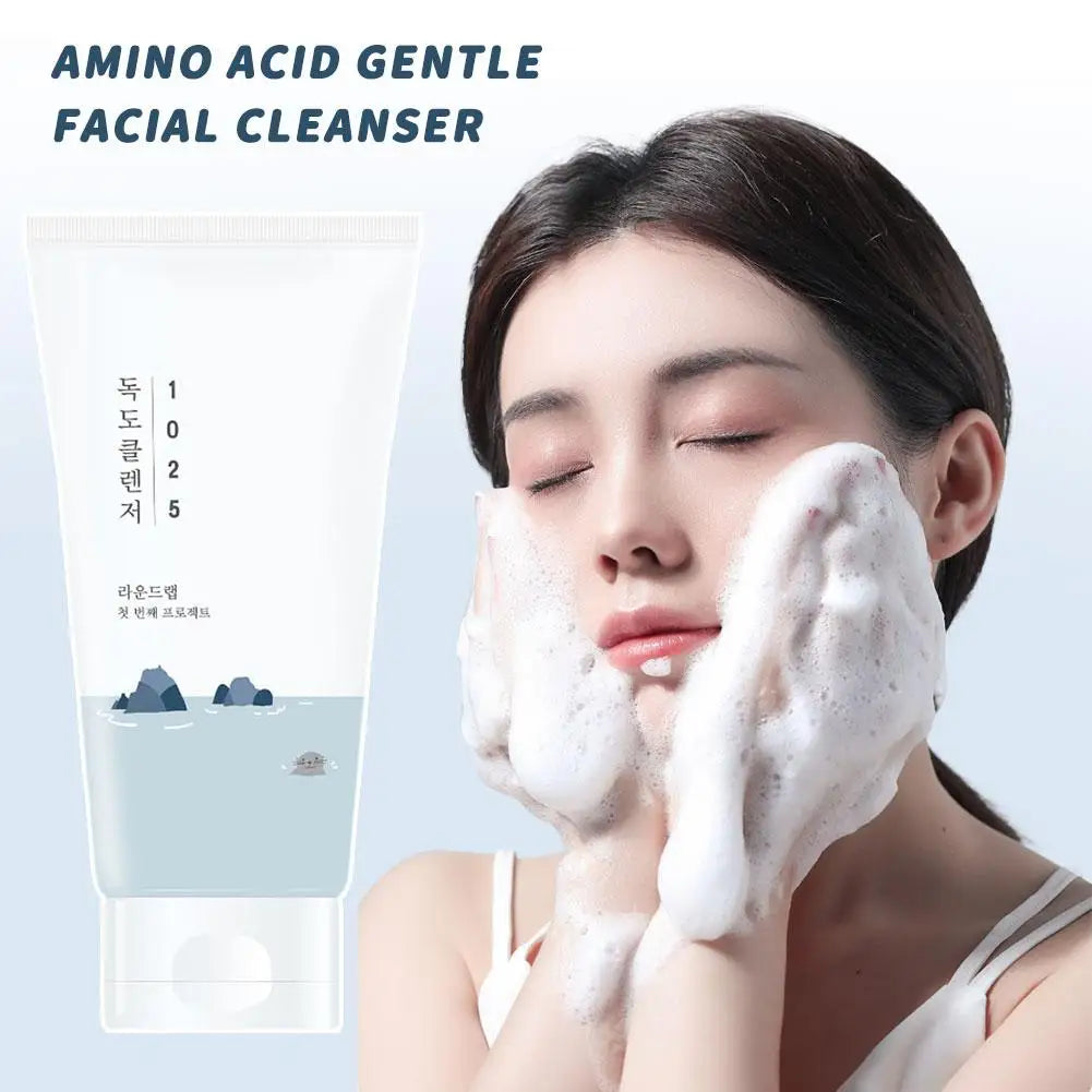ROUND LAB Birch Juice Skincare Set – Korean Hydrating Cleanser, Moisturizer, Sun Stick & Retinol Eye Cream