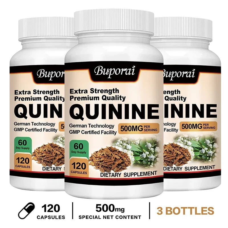 Xemenry Quinine Capsules – Daily Herbal Supplement for Muscle Comfort & Digestive Wellness
