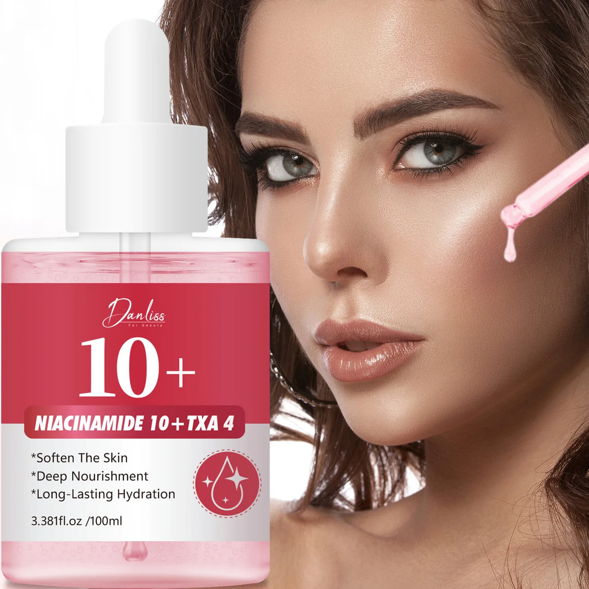 Niacinamide 10% & Tranexamic Acid 4% Facial Serum – Hydrating Skincare for a More Even-Looking Complexion