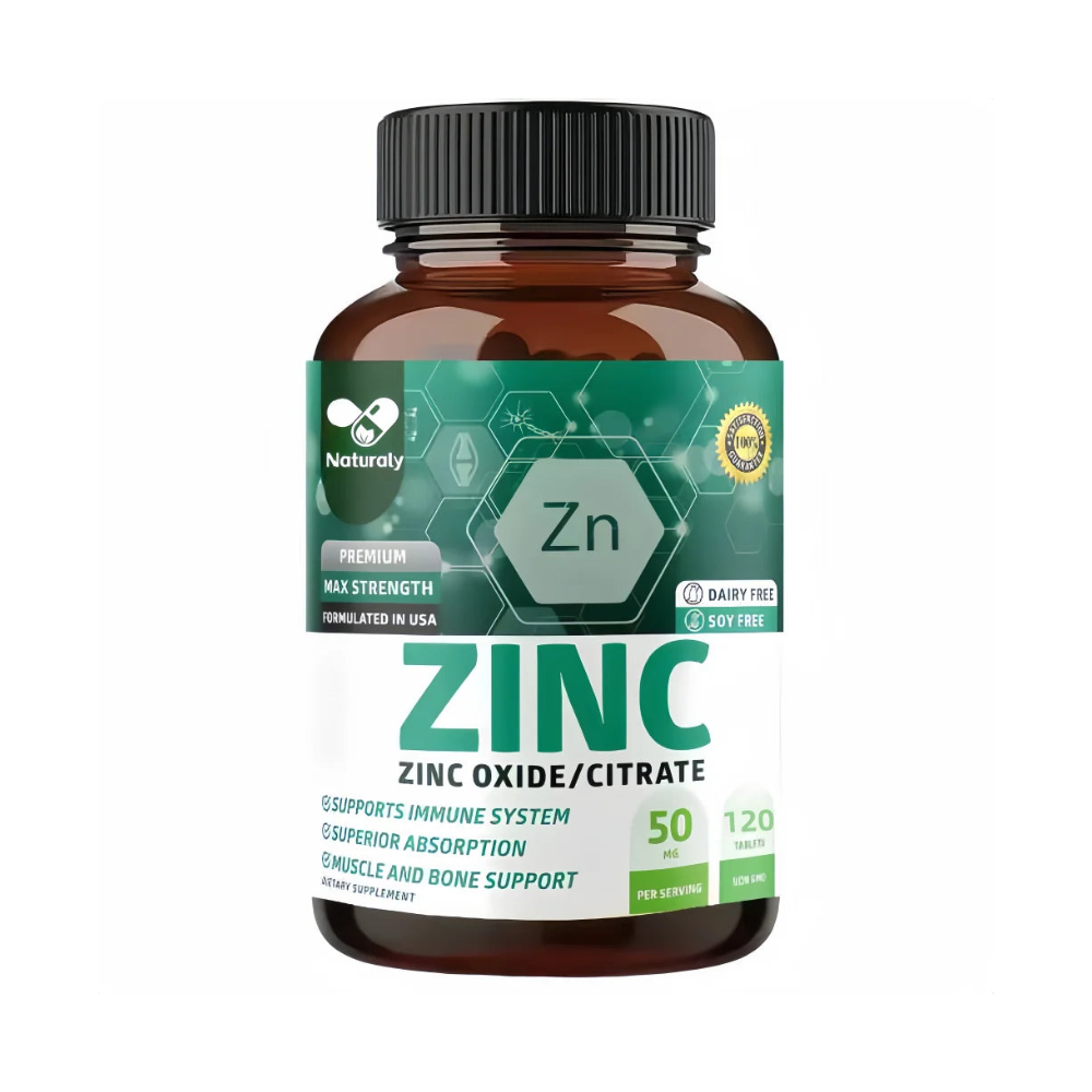 Zinc 50mg Capsules – Immune Support, Antioxidant & Energy Metabolism
