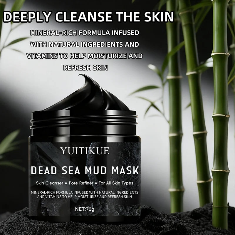 Bamboo Charcoal Peel-Off Face Mask 70g – Deep Cleansing & Oil Control for the T-Zone