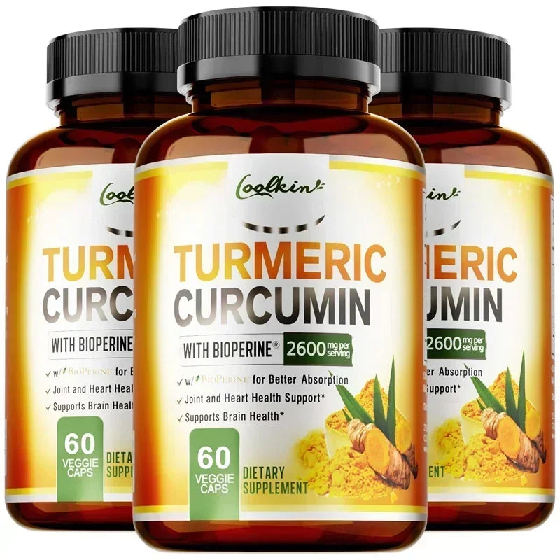 Xemenry Turmeric Curcumin 95% Capsules – Antioxidant & Daily Joint Wellness Supplement