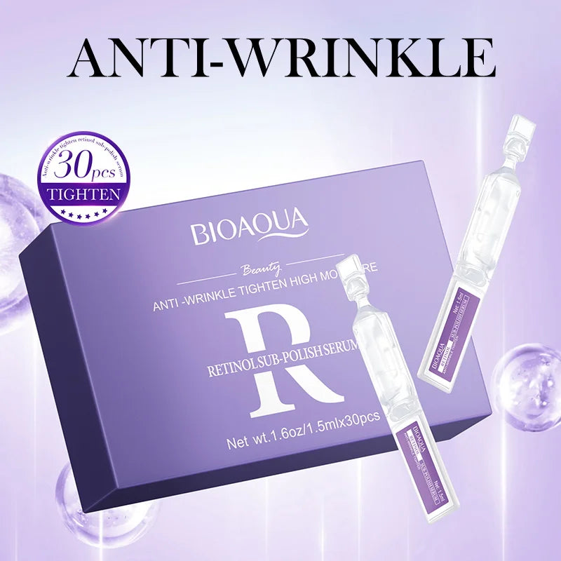 BIOAQUA Vitamin C, Retinol & Hyaluronic Acid Essence – Brightening, Hydrating & Anti-Aging Serum