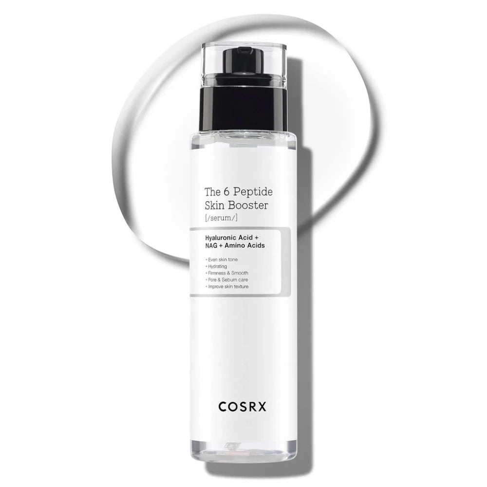 6-Peptide Booster Facial Serum – Hydrating Essence with Niacinamide & Hyaluronic Acid