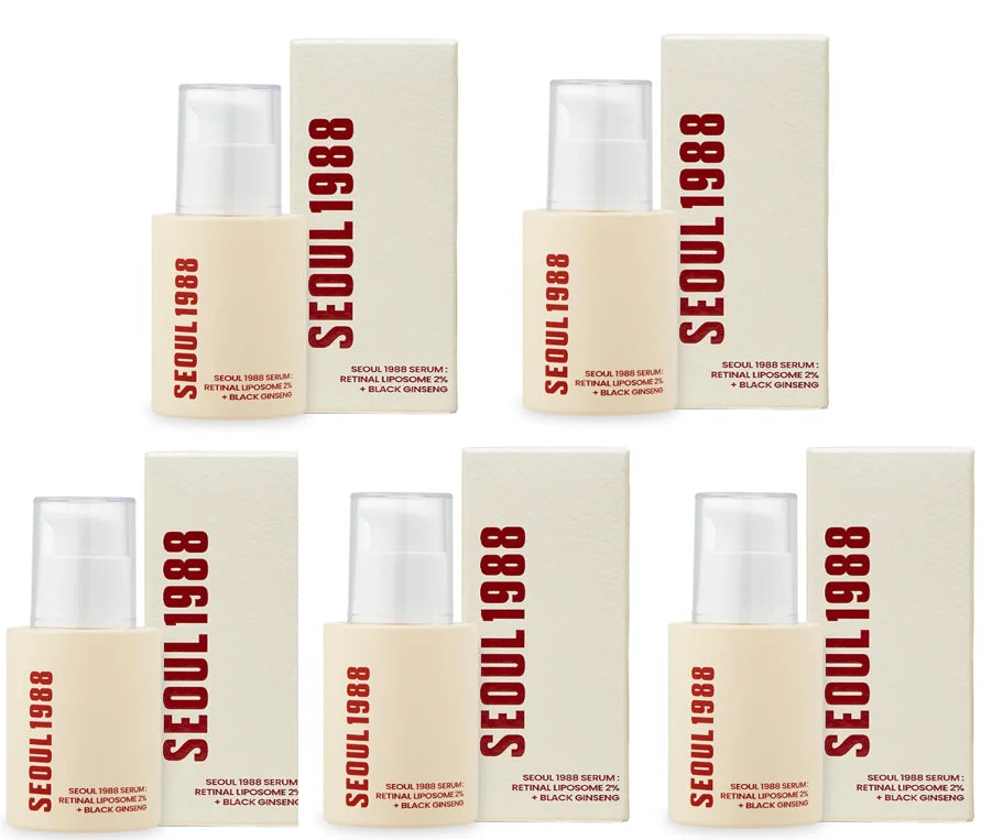 Korean 1988 Retinal Eye Cream & Face Serum – Retinol, Niacinamide, Black Ginseng & Peptides