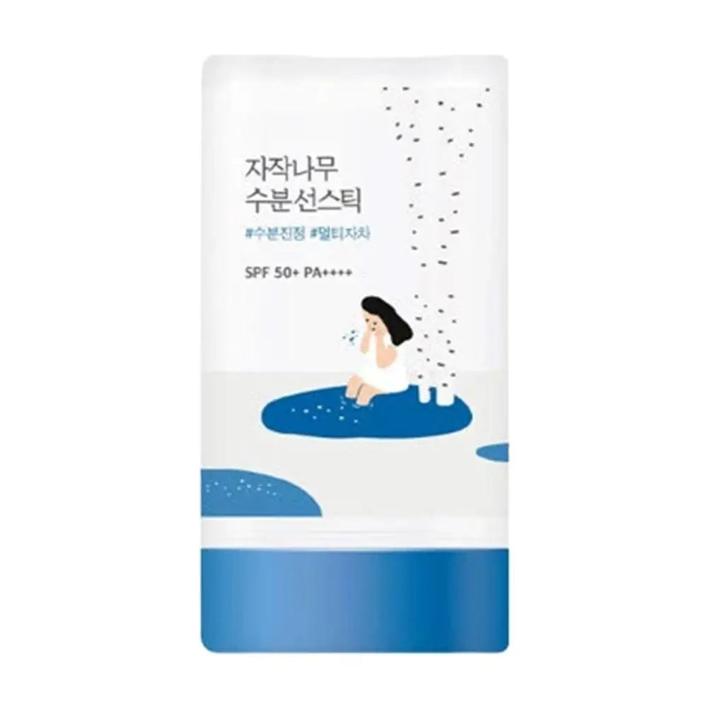 ROUND LAB Birch Juice Skincare Set – Korean Hydrating Cleanser, Moisturizer, Sun Stick & Retinol Eye Cream