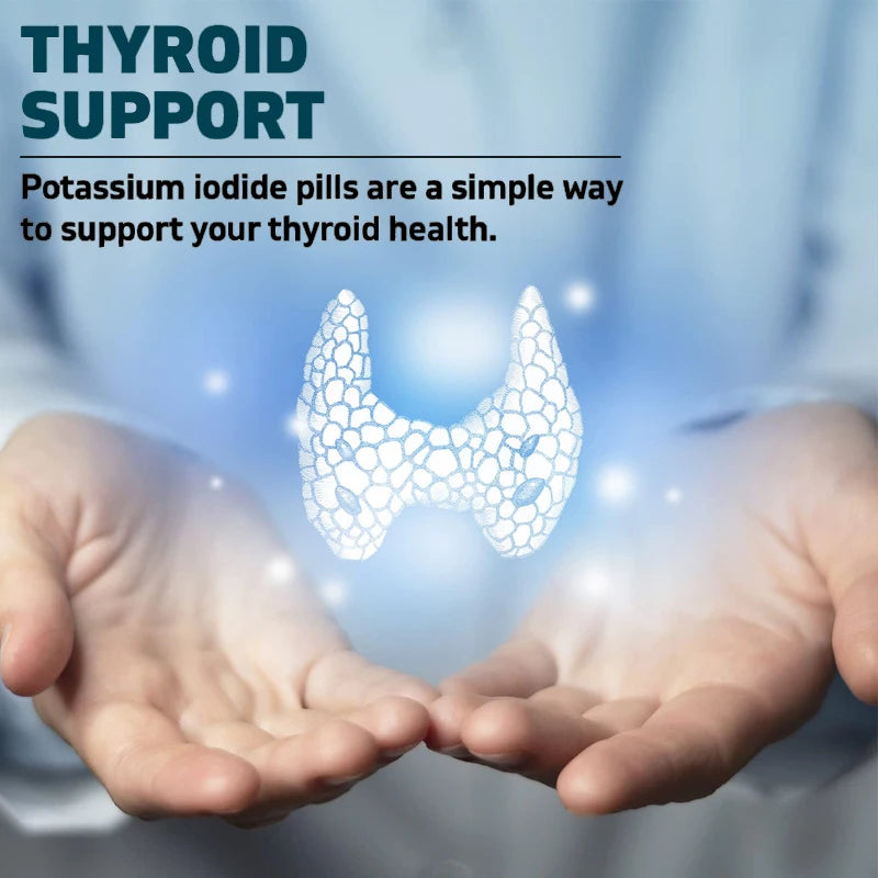 ALXFRESH Potassium Iodide Capsules – Thyroid Health & Daily Wellness Supplement
