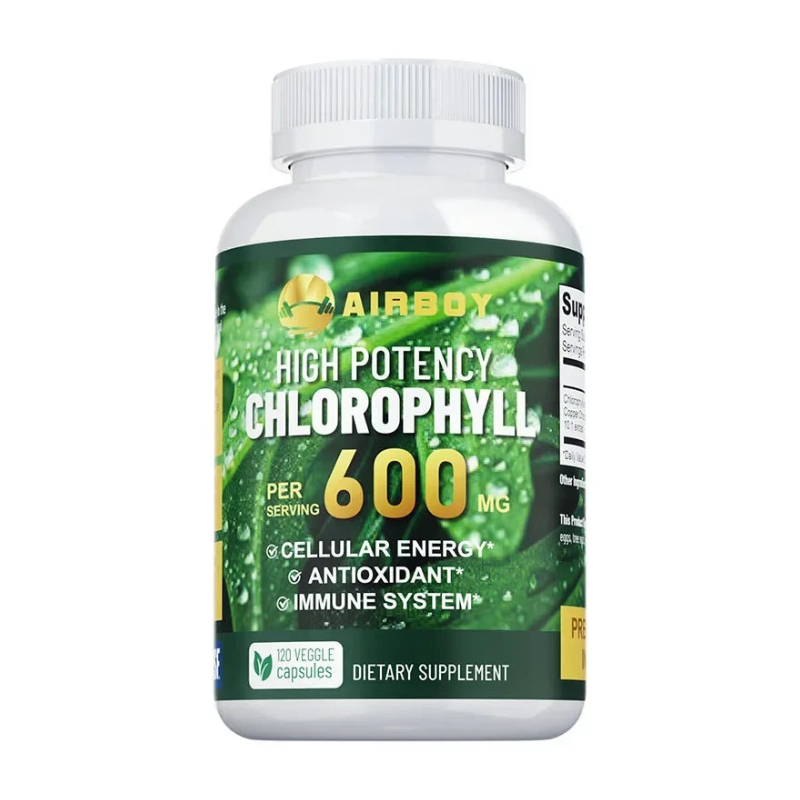 XEMENRY Chlorophyll 600mg Capsules – Daily Immune, Energy & Natural Freshness Support