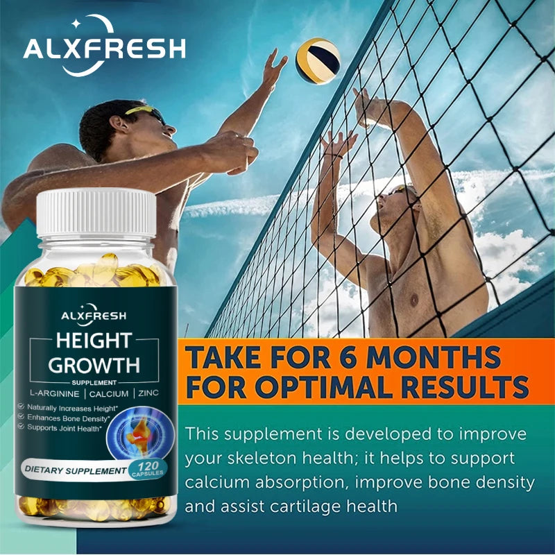 ALXFRESH Height Growth Support Capsules – Bone Health & Daily Wellness Supplement