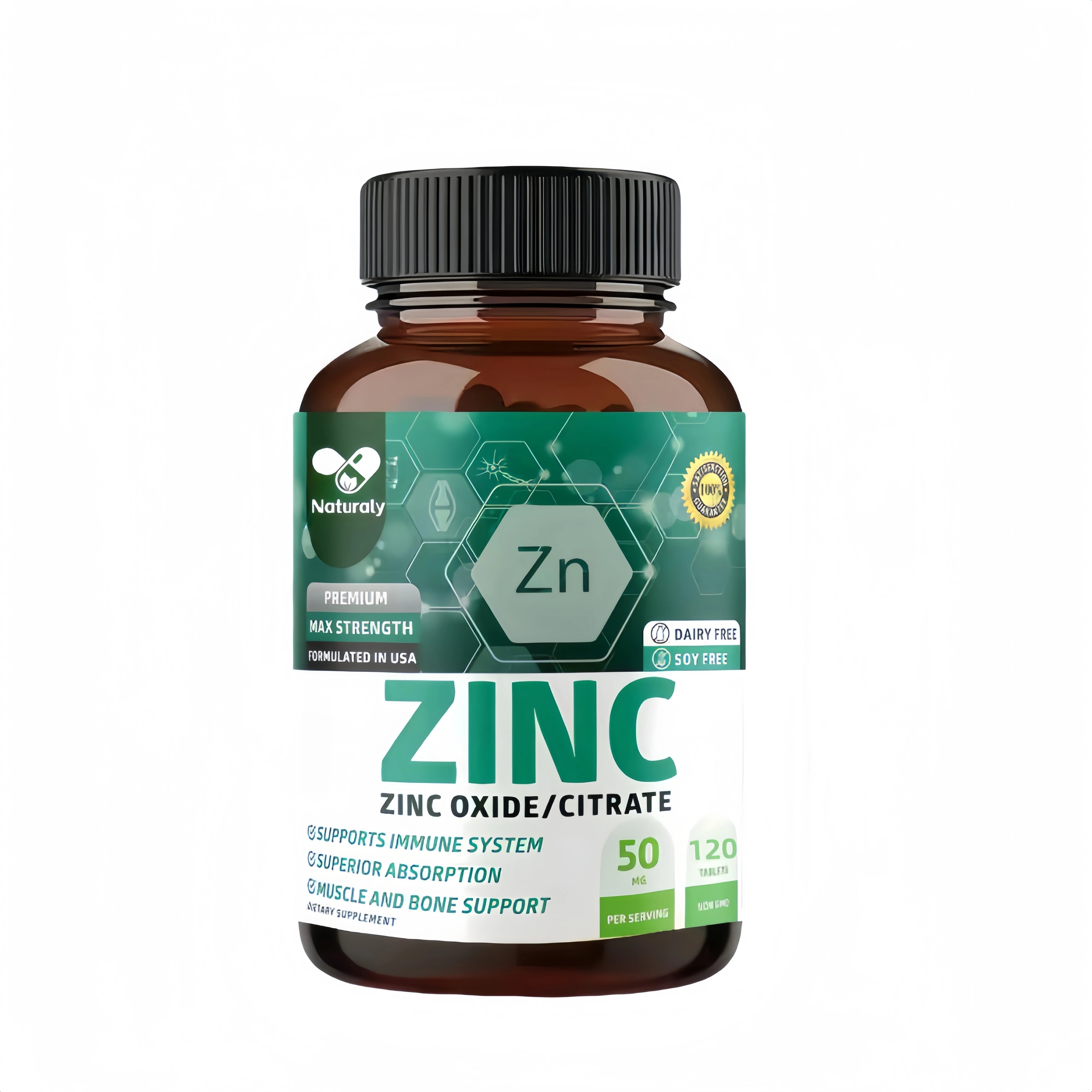 Zinc 50mg Capsules – Immune Support, Antioxidant & Energy Metabolism