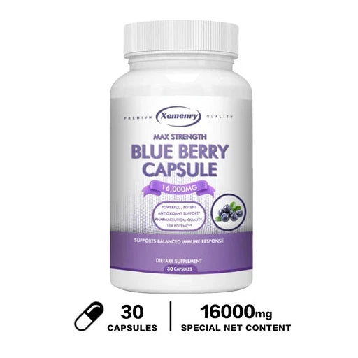 Xemenry Blueberry Extract Capsules – Blueberry Antioxidant Supplement