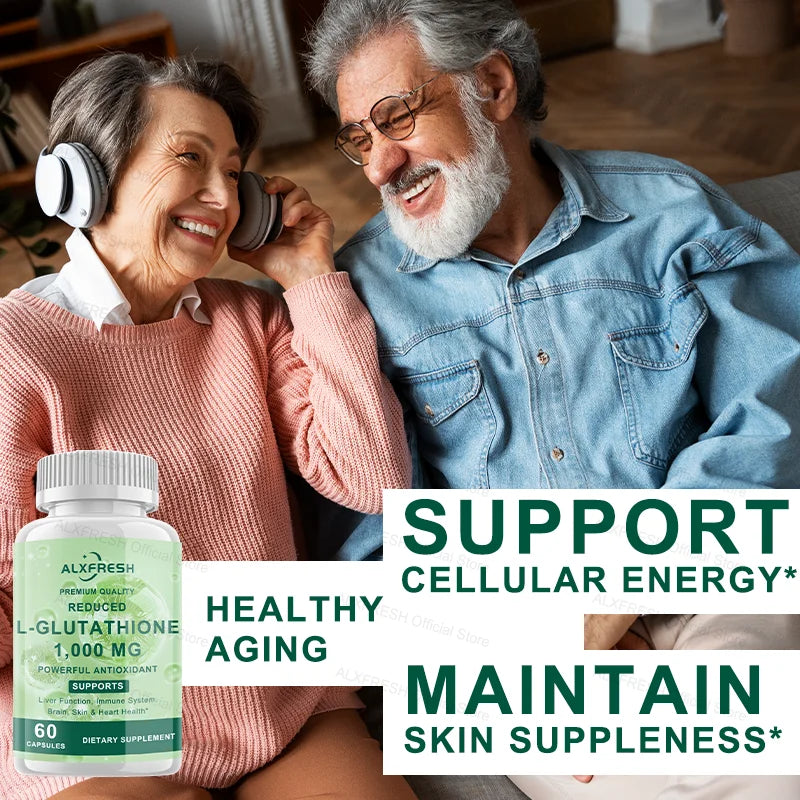 ALXFRESH Glutathione Capsules – Antioxidant Supplement for Skin, Liver & Immune Support