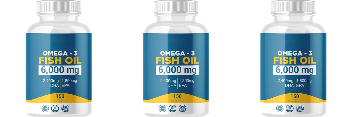 Omega-3 Fish Oil Softgels – EPA & DHA Supplement for Adults, Daily Wellness Support, 150 Softgels