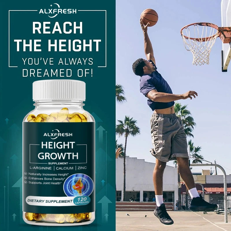 ALXFRESH Height Growth Support Capsules – Bone Health & Daily Wellness Supplement