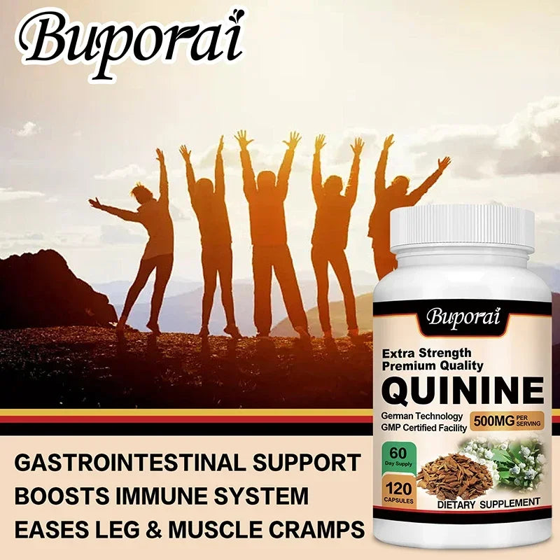 Xemenry Quinine Capsules – Daily Herbal Supplement for Muscle Comfort & Digestive Wellness