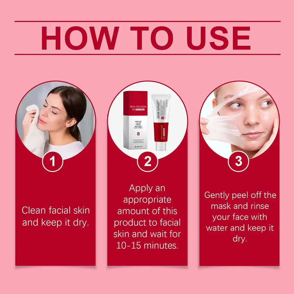 Collagen Wrapping Peel-Off Face Mask 50g – Hydrating Mask for Smooth, Radiant-Looking Skin
