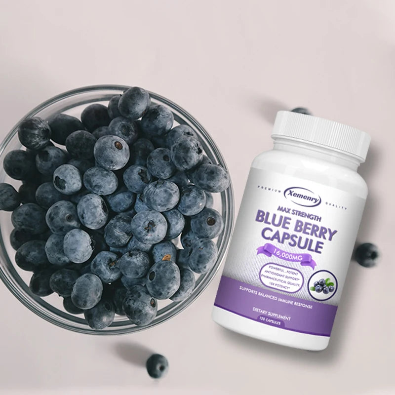 Xemenry Blueberry Extract Capsules – Blueberry Antioxidant Supplement
