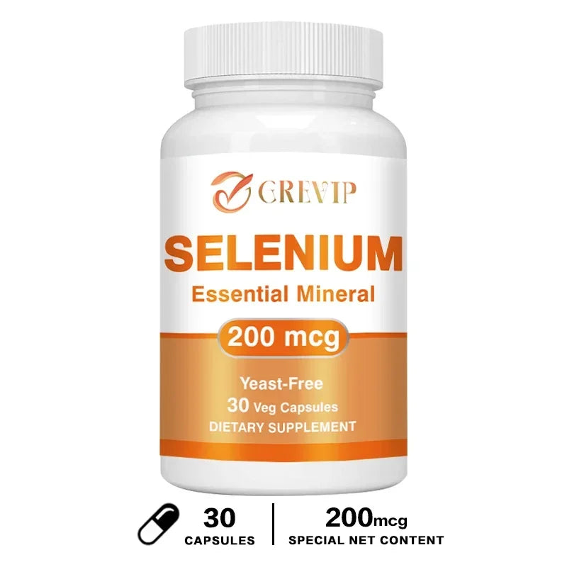 COOLKIN Selenium Capsules – Daily Antioxidant Supplement for Immune, Thyroid & Energy Support