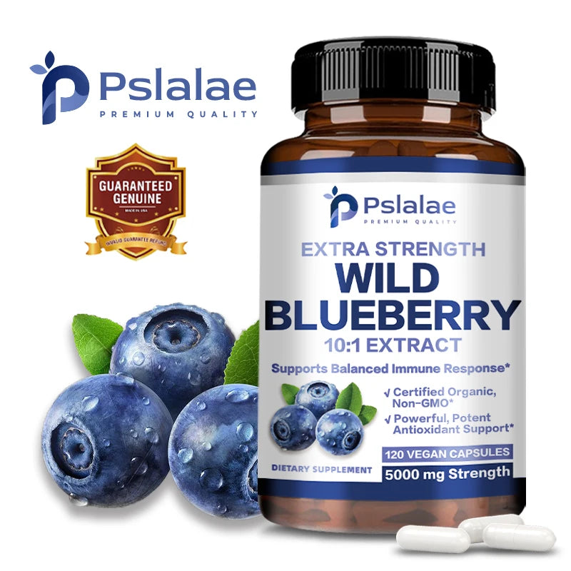 Xemenry Wild Blueberry Capsules – Antioxidant Supplement for Eye Health, Brain Wellness & Daily Immune Support