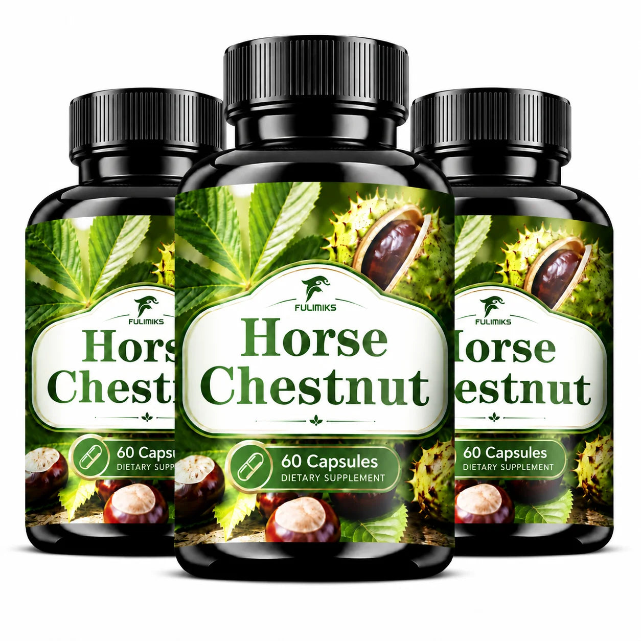 Horse Chestnut Supplement with Rutin & L-Arginine – Healthy Veins & Circulation Support