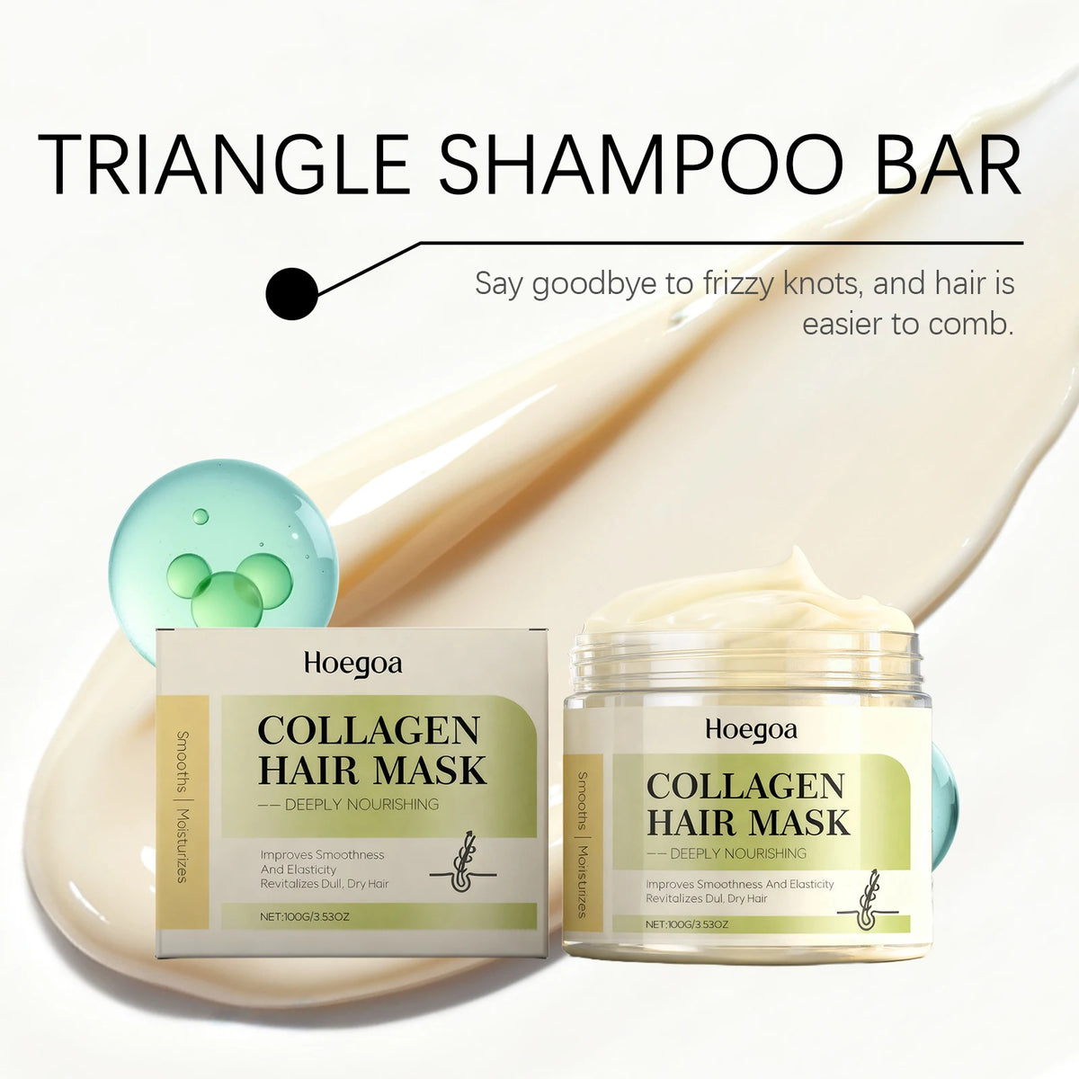 Collagen & Ginger Hair Mask – Deep Conditioning & Frizz Control Treatment