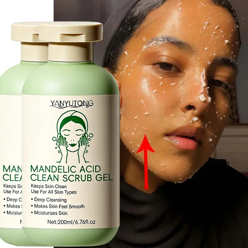 Facial Exfoliating Gel 200ml – Deep Cleansing, Blackhead Care, Oil Control & Smoothing Facial Scrub