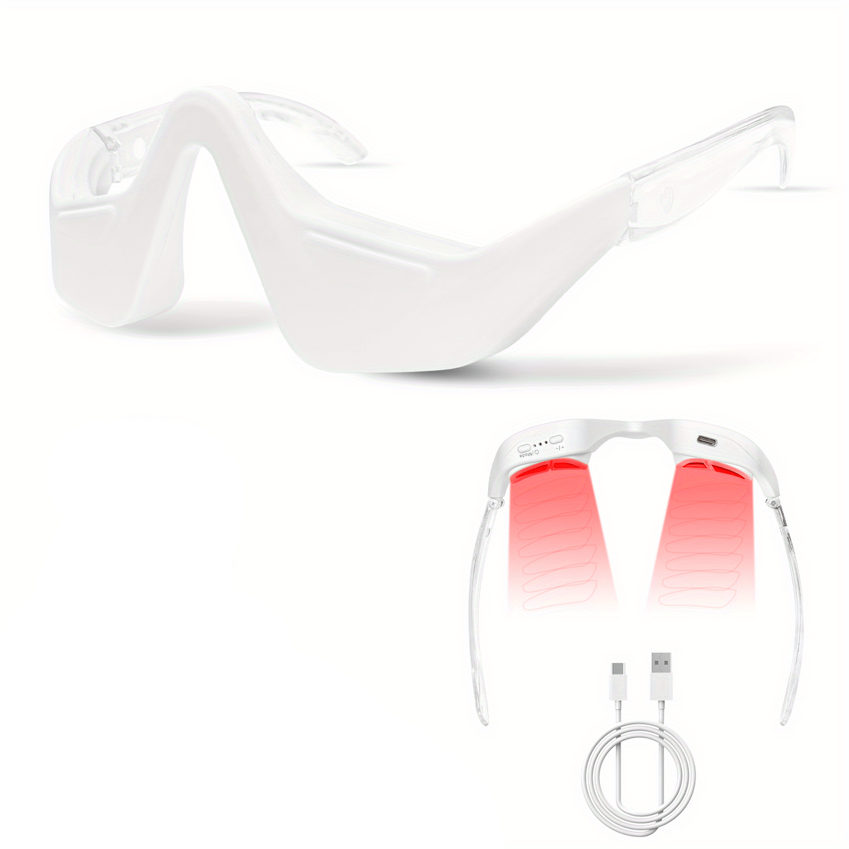 Electric Eye Massager – LED Light, Ionic Care & Vibration Massage Device