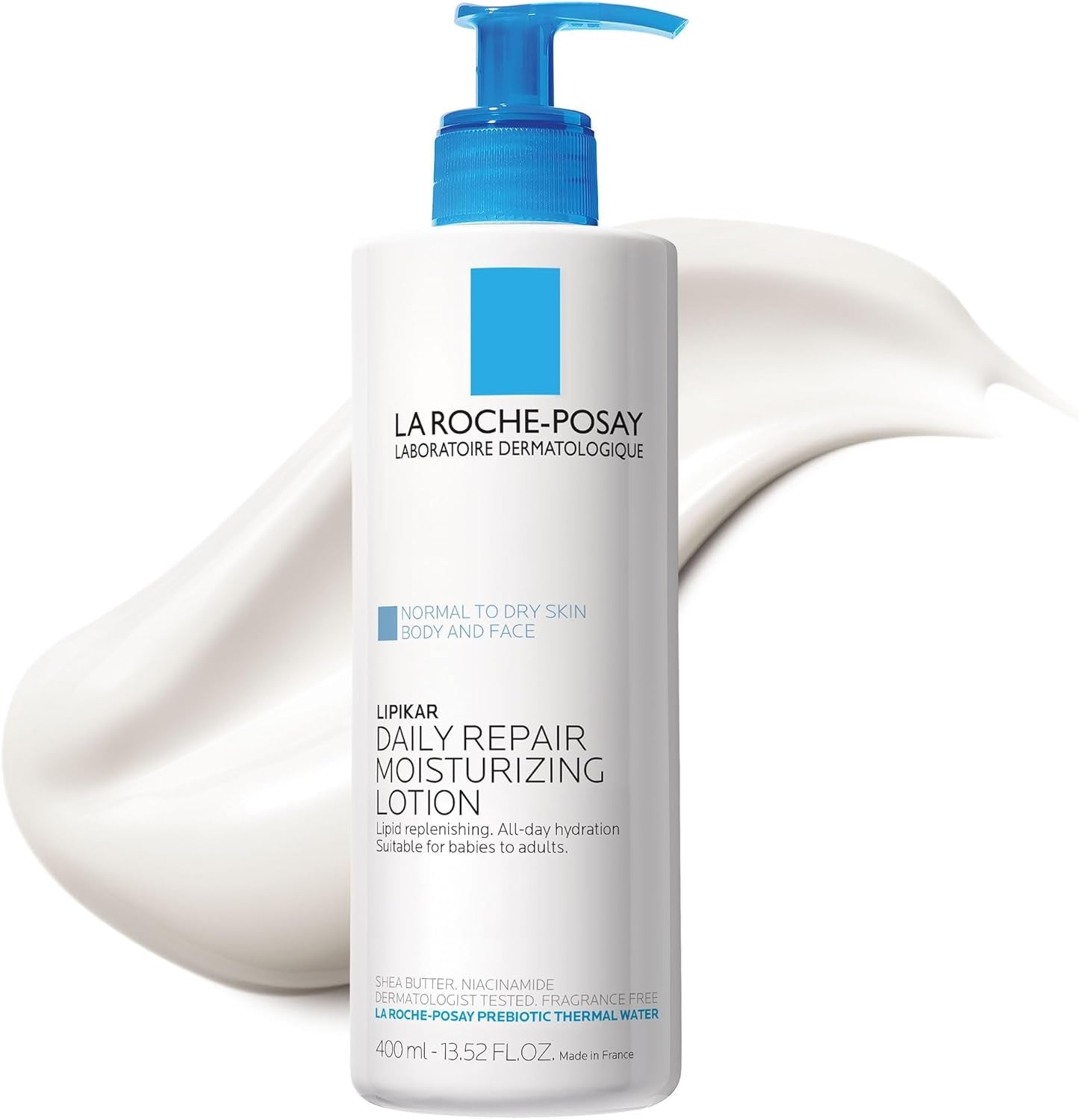 La Roche-Posay Body Milk Moisturiser 400Ml, Lipikar Lait