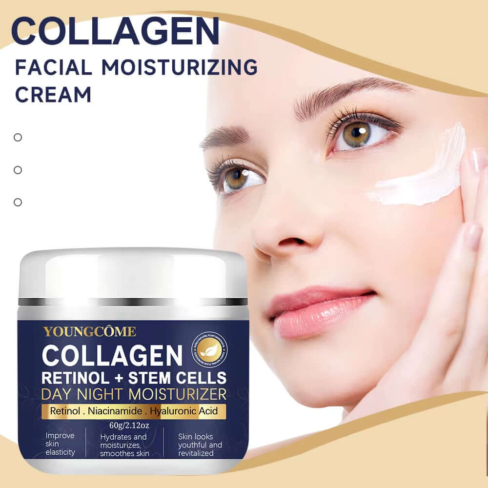 YOUNGCOME Collagen & Hyaluronic Acid Night Treatment — Anti-Wrinkle, Moisturizing, Brightening (30g / 60g / 100g) — collagen & hyaluronic acid night treatment for anti-wrinkle care, deep hydration & brightening | Anti-Aging Skin Care | Beauty & Health,Fac