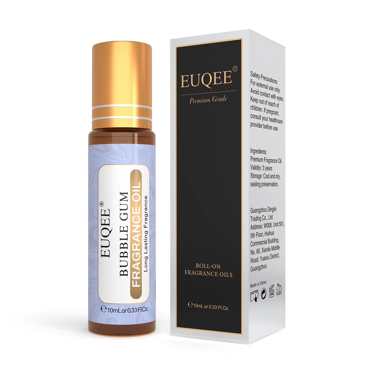 10Ml Women'S Roller Fragrance Oil-Coconut Vanilla Bubble Gum Bright Crystal Bombshell Midnight Rose Angel Aroma Oil