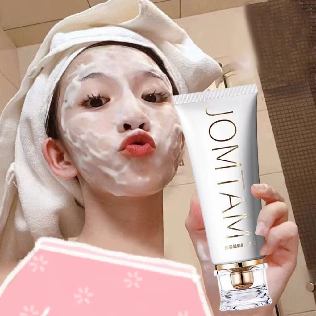 Amino Acid Facial Cleanser Niacinamide Deep Cleaning Oil Control Moisturizing Shrink Pore Remove Acne Whitening Facial Skin Care