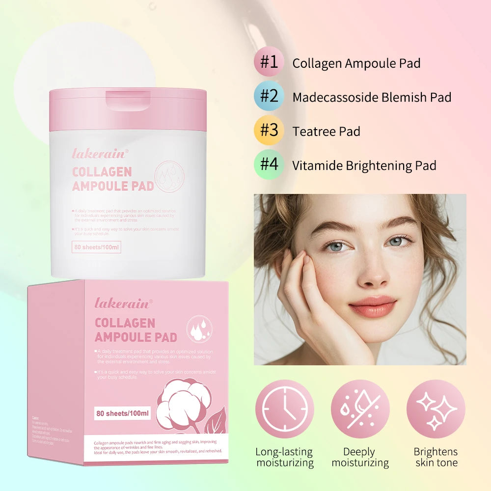 Cotton Facial Pads Toner Pads with Centella Asiatica to Improve Uneven Skin Tone Vegan Face Gauze Pads 60 Pads