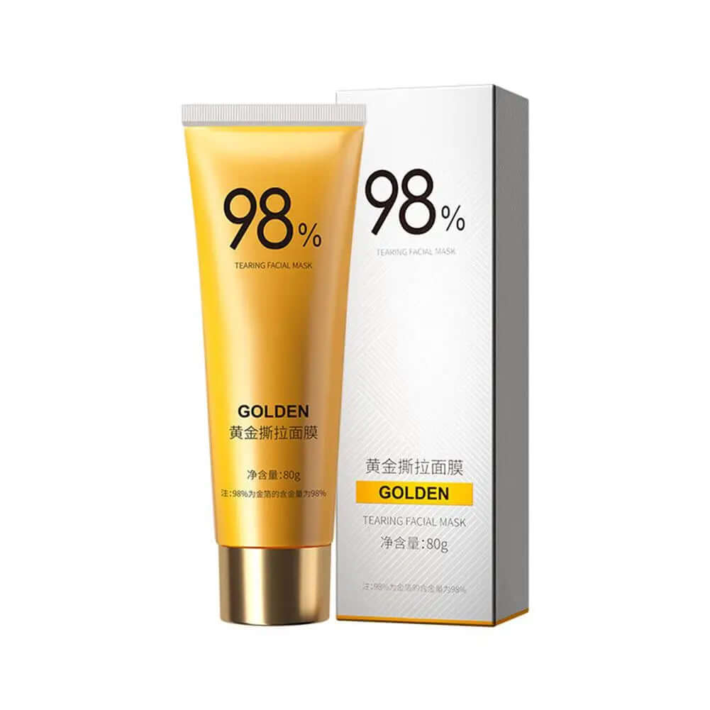 Gentle Gold Peel-Off Face Mask — Purify Pores & Remove Impurities 80g — gold peel-off face mask for pore cleansing, oil control & blackhead removal | Skin Care Masks & Peels | Beauty & Health,Face Care,Skin Care | Dolcie Care