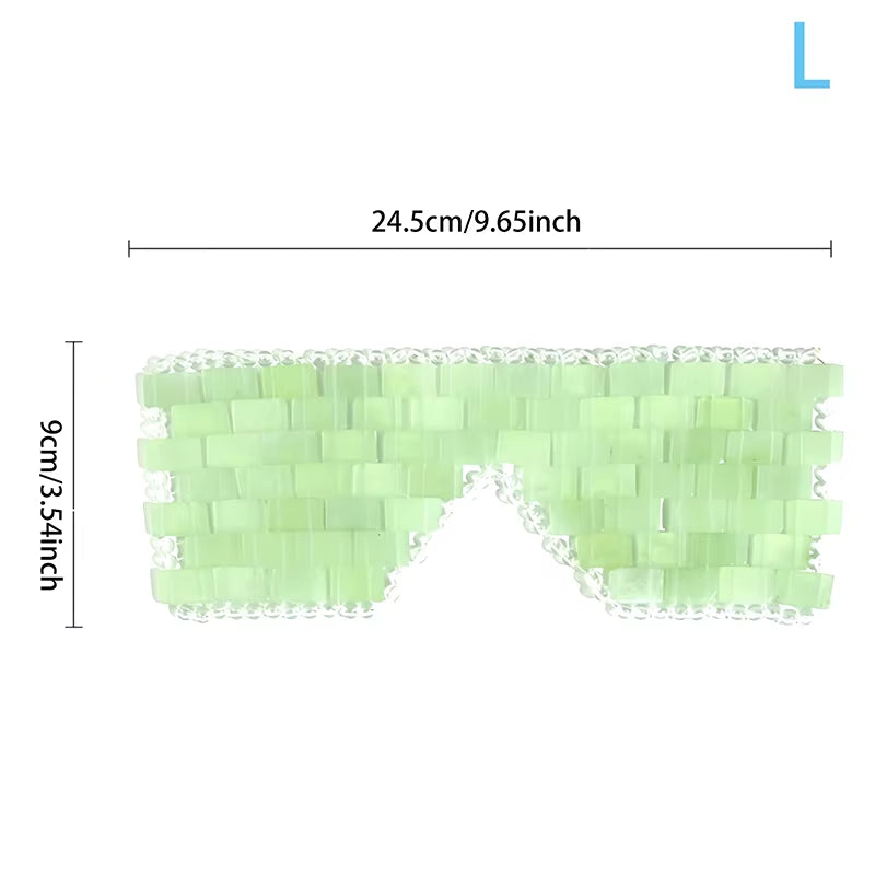 Natural Jade Eye Mask Massager Cooling Jade Eye Mask Eye for Eye Relax Sleep Massager Mask Tools Mask Care Stone Face Sleep