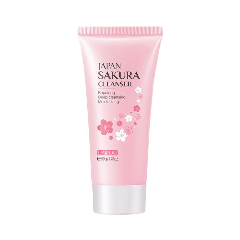 LAIKOU Sakura Brightening 6-Piece Skincare Set — sakura brightening 6-piece skincare set for radiance, hydration & even tone | Facial Cleansers | Beauty & Health,Face Care,Skin Care | Dolcie Care