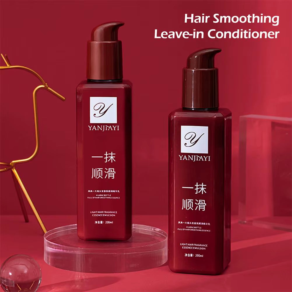 Jaysuing Hair Smoothing Leave-In Conditioner — Lightweight, Anti-Frizz, No-Rinse (200ml) — lightweight, no-rinse leave-in conditioner for anti-frizz smoothing & damage repair | Conditioners | Beauty & Health,Hair Care & Styling,Shampoo & Conditioner & Hai