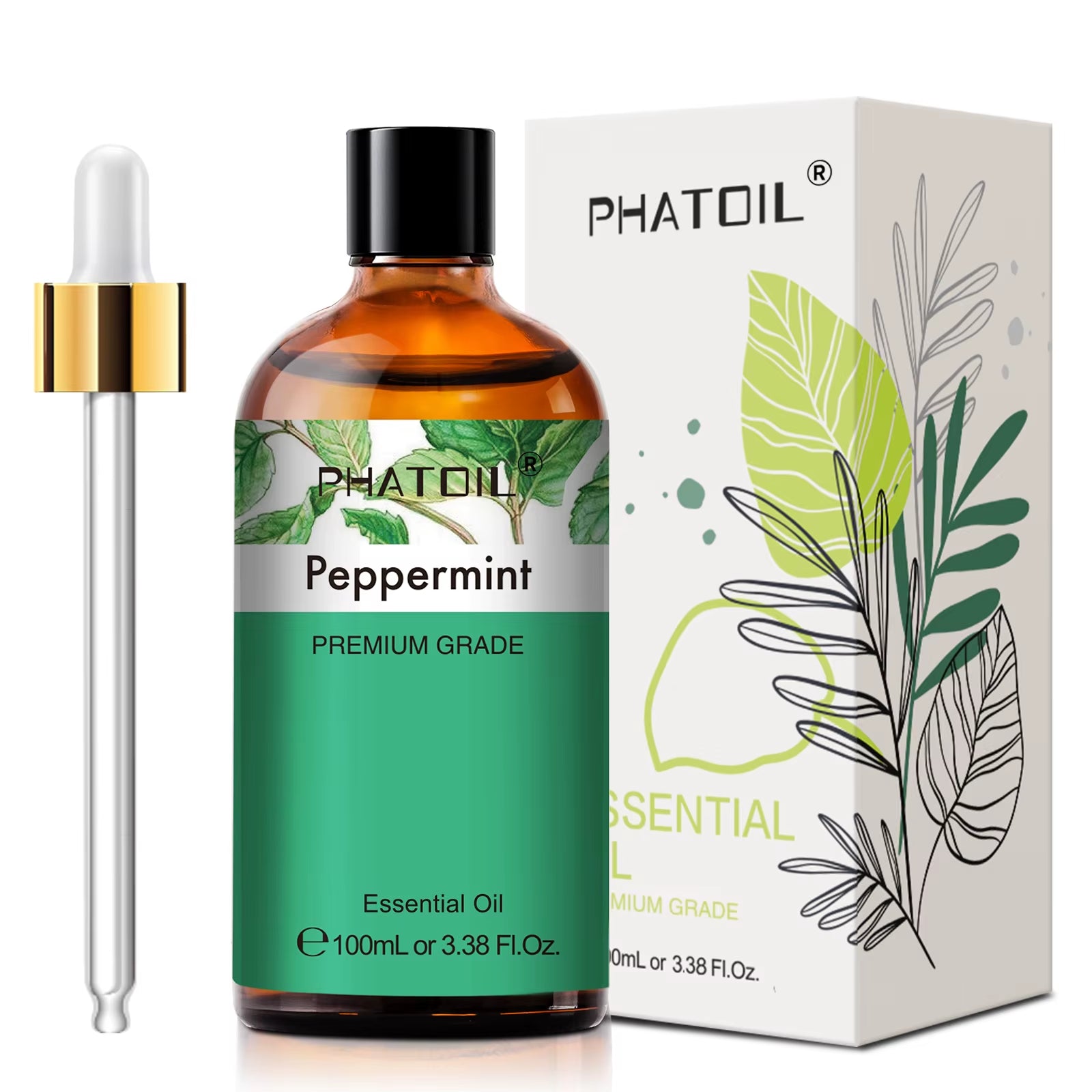 100Ml Natural Essential Oil for Aromatherapy Lemongrass Eucalyptus Lavender Peppermint Fragrance Essential Oils