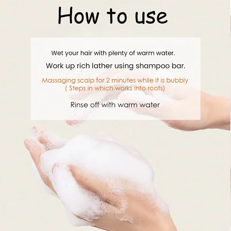 Rice Water Shampoo Bar — Oil Control, Shine & Fuller-Looking Hair 60g | Shampoo | Dolcie Care