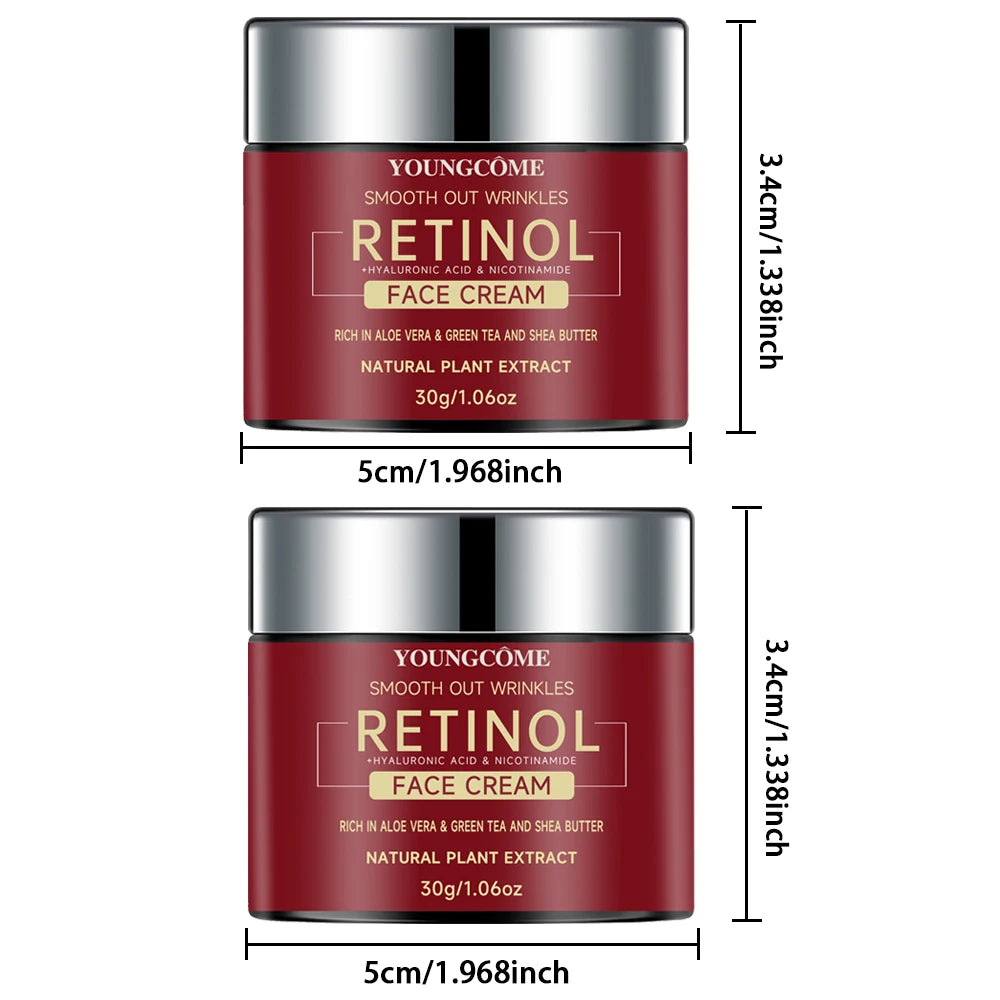 Retinol Lifting & Firming Night Cream — Smoothing, Brightening & Moisturizing (30g / 60g) — retinol night cream for lifting, firming, smoothing & overnight hydration | Face Serums | retinol, night cream, lifting, firming, smoothing, brightening, moisturiz