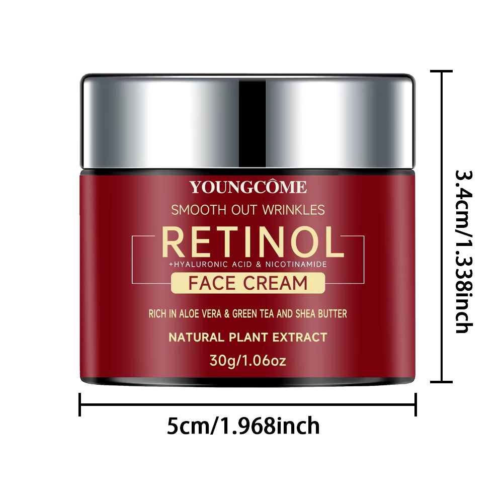Retinol Lifting & Firming Night Cream — Smoothing, Brightening & Moisturizing (30g / 60g) — retinol night cream for lifting, firming, smoothing & overnight hydration | Face Serums | retinol, night cream, lifting, firming, smoothing, brightening, moisturiz