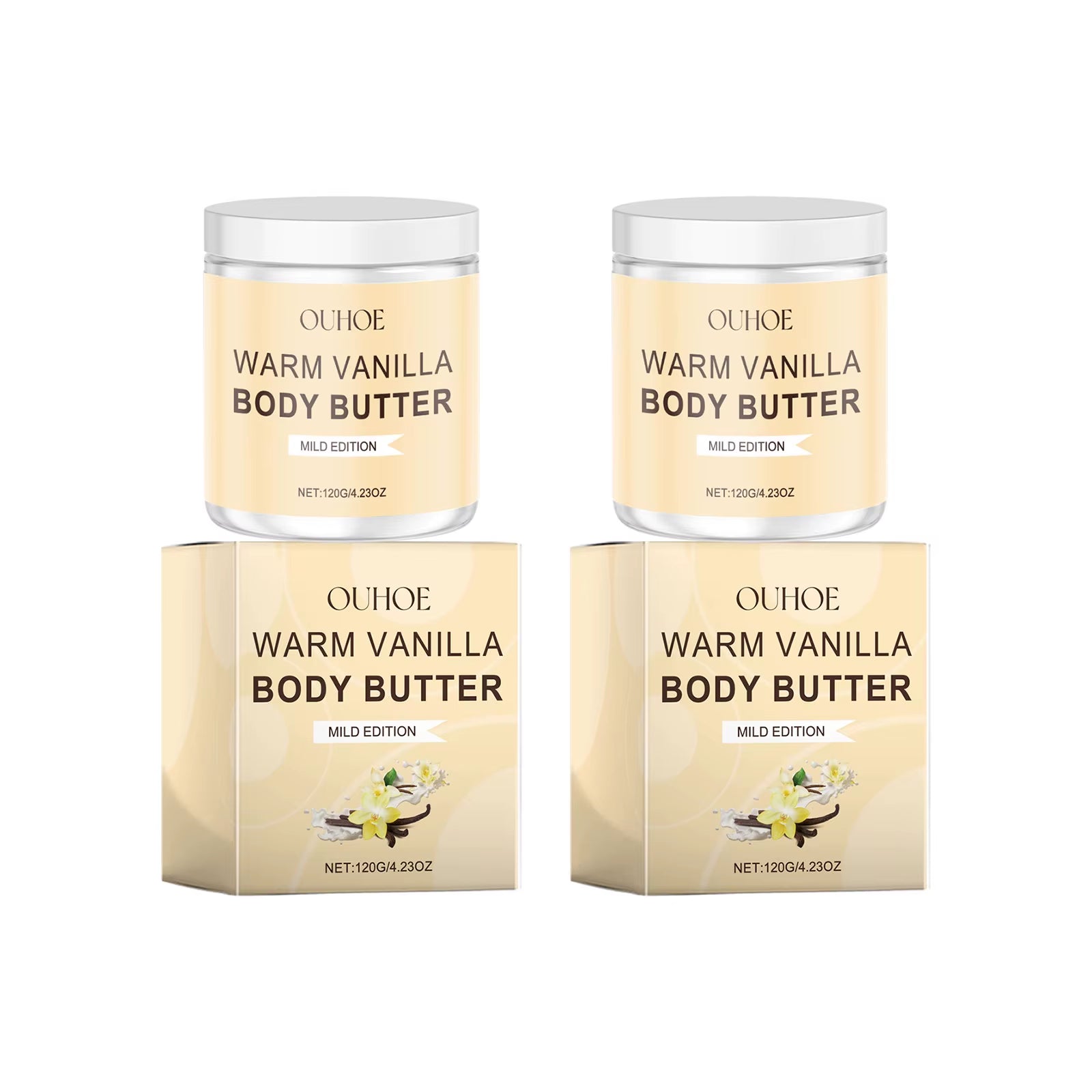 Vanilla Exfoliating Body Scrub — Smooth, Glow & Deeply Moisturize 120g | Bath & Body | Dolcie Care