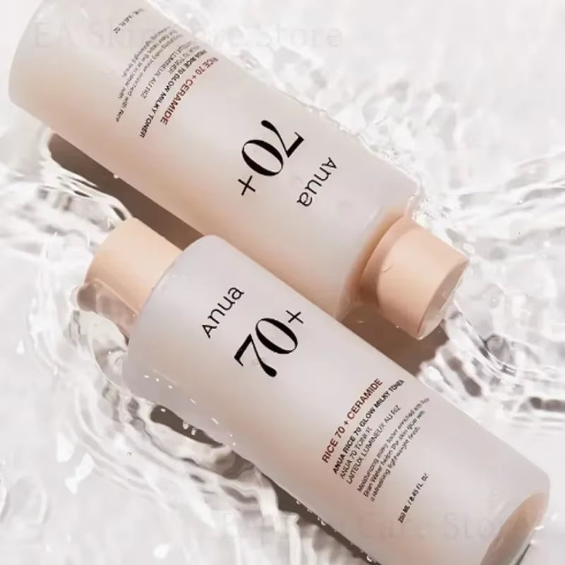 Anua Rice 70 Glowing Milky Toner — Brightening, Hydrating Milky Toner 250ml — rice-extract milky toner for brightening, hydrating & soothing | Toners | Beauty & Health,Face Care,Skin Care | Dolcie Care