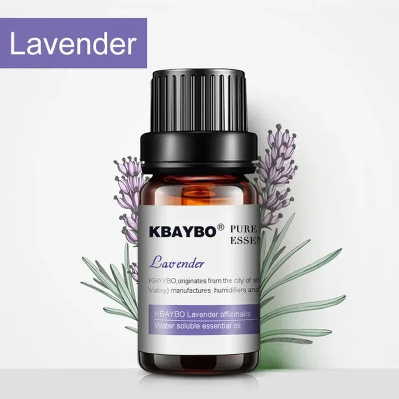 Essential Oils for Diffuser, Aromatherapy Oil Humidifier 6 Kinds Fragrance of Lavender, Tea Tree, Rosemary, Lemongrass, Orange