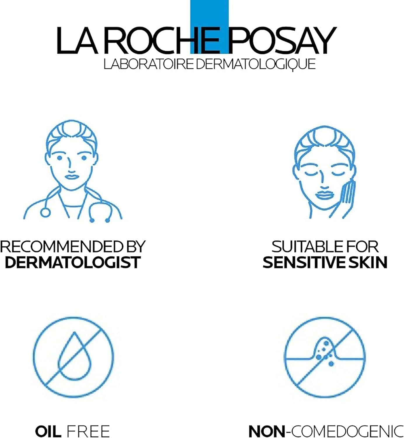 La Roche-Posay Face Moisturiser 40Ml, Effaclar Duo+M for Oily & Acne-Prone Skin, Pimples & Blackheads