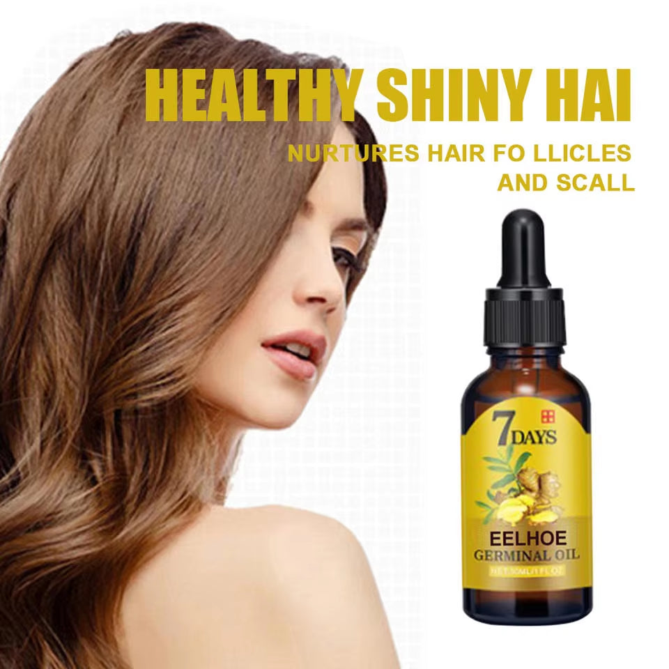 Natural Ginger Hair Serum Oil — Nourishing Scalp & Hair Care (10ml / 20ml / 40ml) — ginger hair growth serum oil for nourishing scalp, reducing breakage & promoting thicker-looking hair | Hair Loss Treatments | Beauty & Health,Hair Care & Styling,Hair Gro