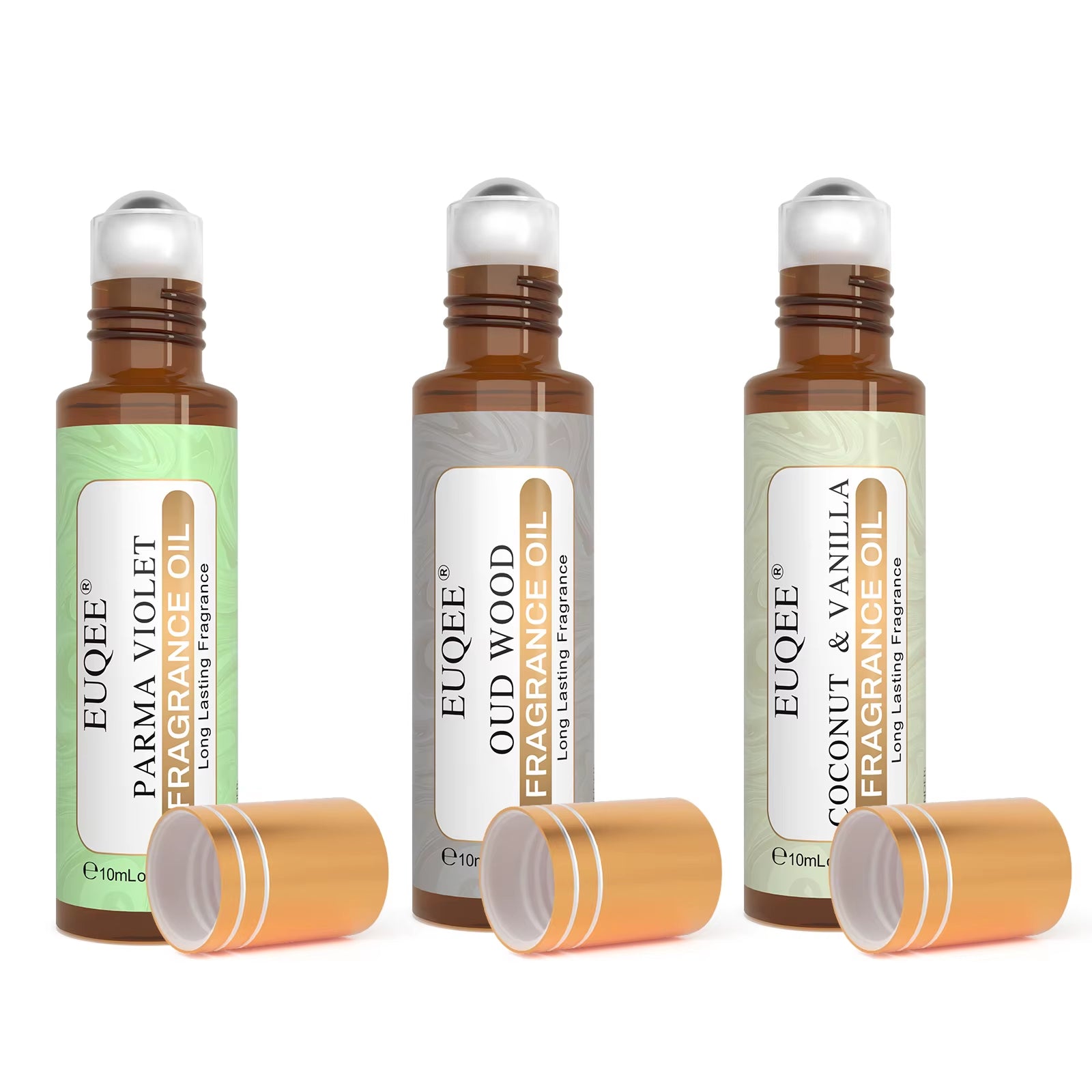 10Ml Women'S Roller Fragrance Oil-Coconut Vanilla Bubble Gum Bright Crystal Bombshell Midnight Rose Angel Aroma Oil