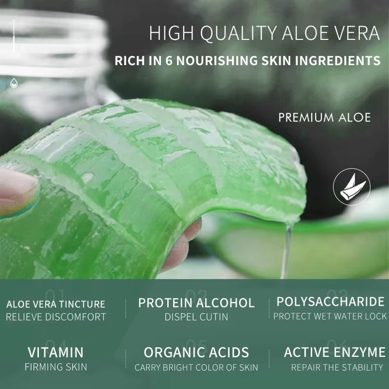 Aloe Vera Moisturizing Spray Facial Mist Essence Makeup Water Refreshing Oil Control Soothing Face Toner Skin Care 150Ml