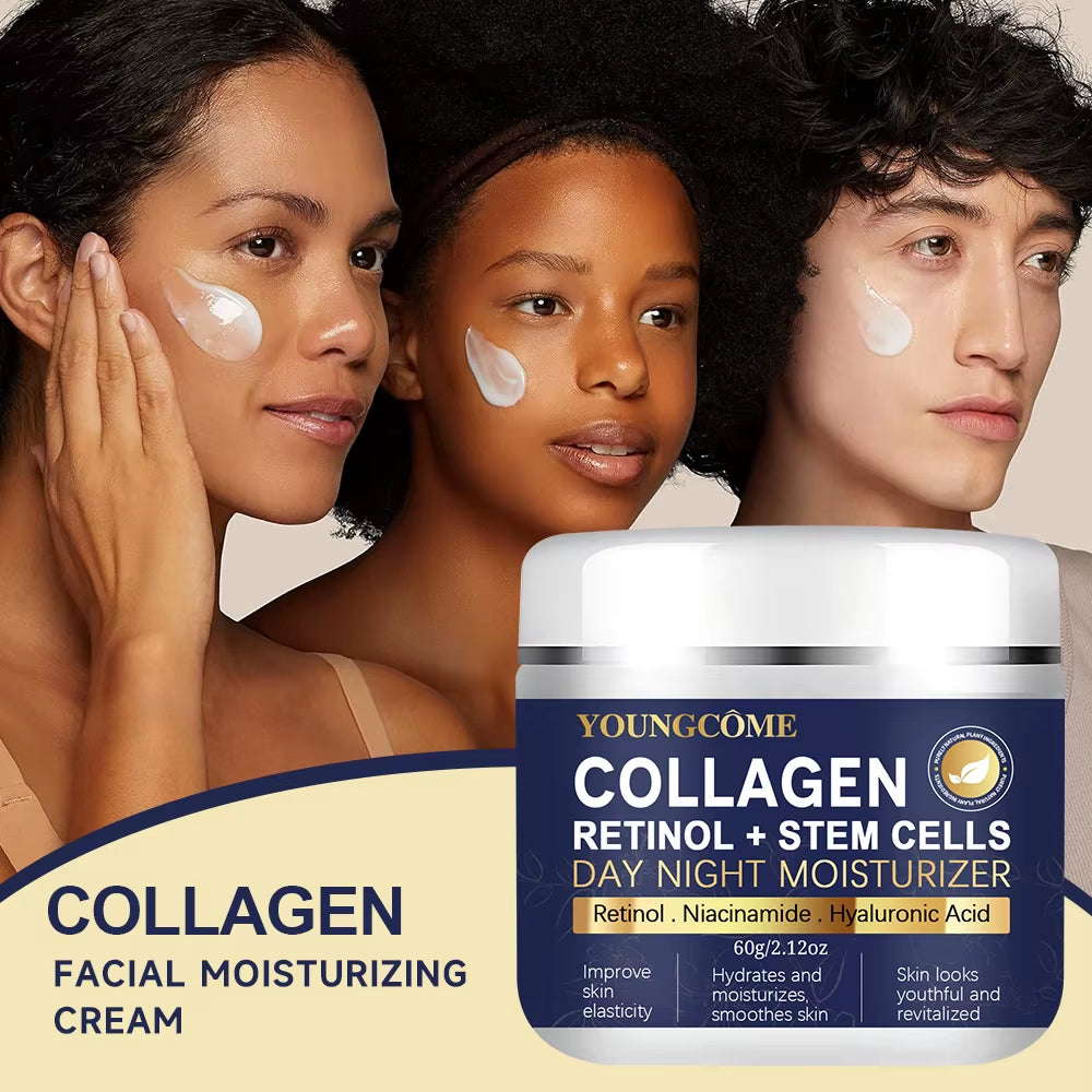 YOUNGCOME Collagen & Hyaluronic Acid Night Treatment — Anti-Wrinkle, Moisturizing, Brightening (30g / 60g / 100g) — collagen & hyaluronic acid night treatment for anti-wrinkle care, deep hydration & brightening | Anti-Aging Skin Care | Beauty & Health,Fac